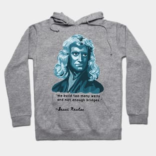 Isaac Newton  Portrait Hoodie